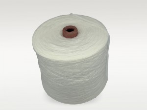 Factory Price Wholesale Soft Acrylic / Nylon Hollow Tape Blended Cotton Yarn