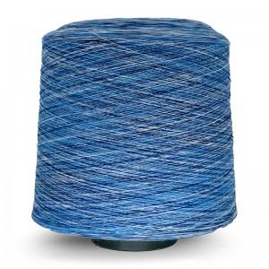 Space Dye Acrylic Yarn Melange Yarn Ring Spun Section-Dyed Fancy Yarn