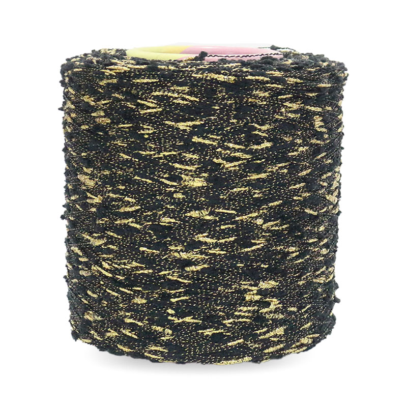 Gelach Kom langs om het te weten Haiku 3NM Nep yarn 100%polyester colorful knot yarn
