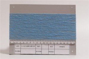 Moss Yarn1/5.5NM Blue Color fancy yarns
