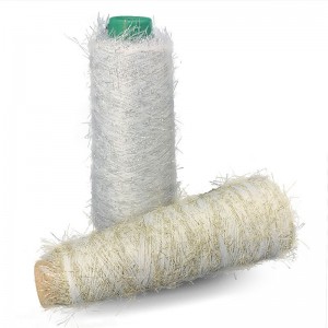 Polyester paillette feather yarn 2CM 1.3CM  Anti-Pilling Feather yarn