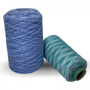Space Dye Year 2ply 32S Cotton yarn for knitting Yarn